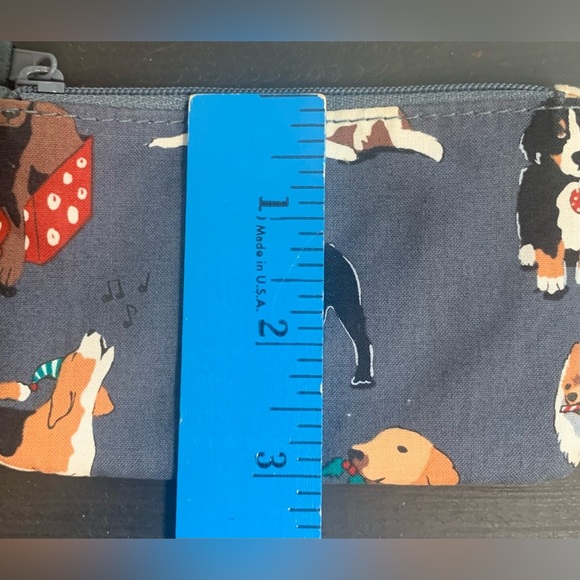 Vera Bradley Dog Print Wristlet - Black and Gray - Picture 7 of 9